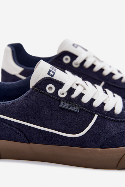 Sneakers modelio batai vyrams Big Star TT174091 tamsiai mėlynos spalvos
