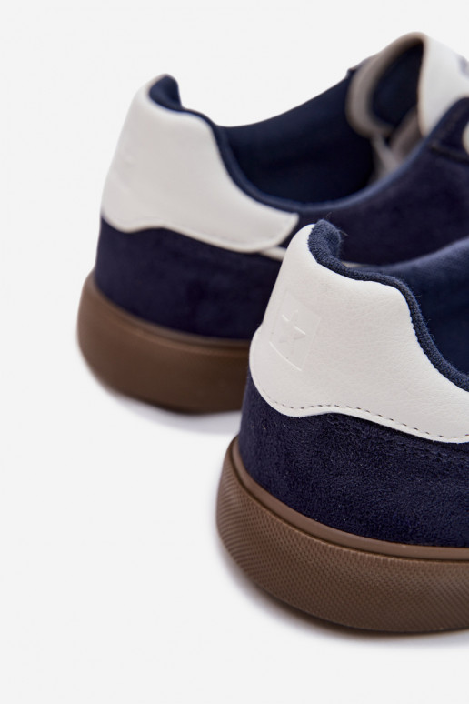 Sneakers modelio batai vyrams Big Star TT174091 tamsiai mėlynos spalvos