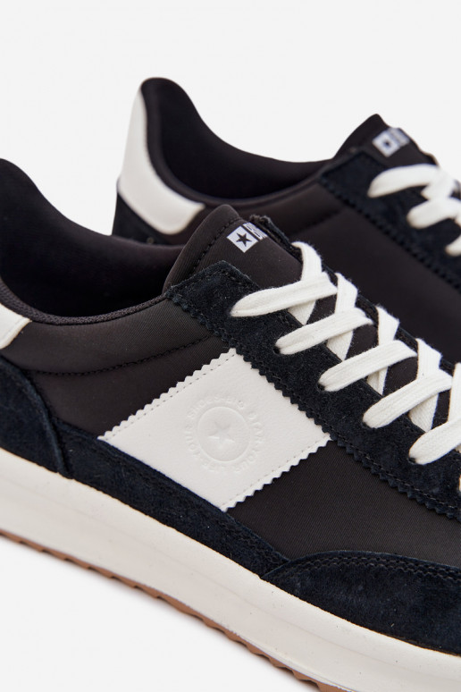 Sneakers modelio batai vyrams Big Star TT174043 juodos spalvos