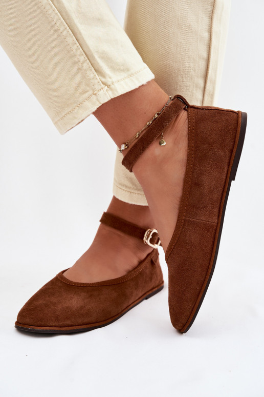 BalerinossuĮjungtaturalnego iš zomšosu Big Star TT274211 rudos spalvos