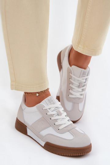 Sneakers modelio batai Moteriškas Big Star TT274910 baltos spalvos