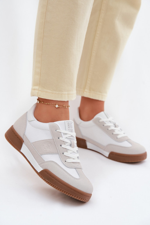 Sneakers modelio batai Moteriškas Big Star TT274910 baltos spalvos