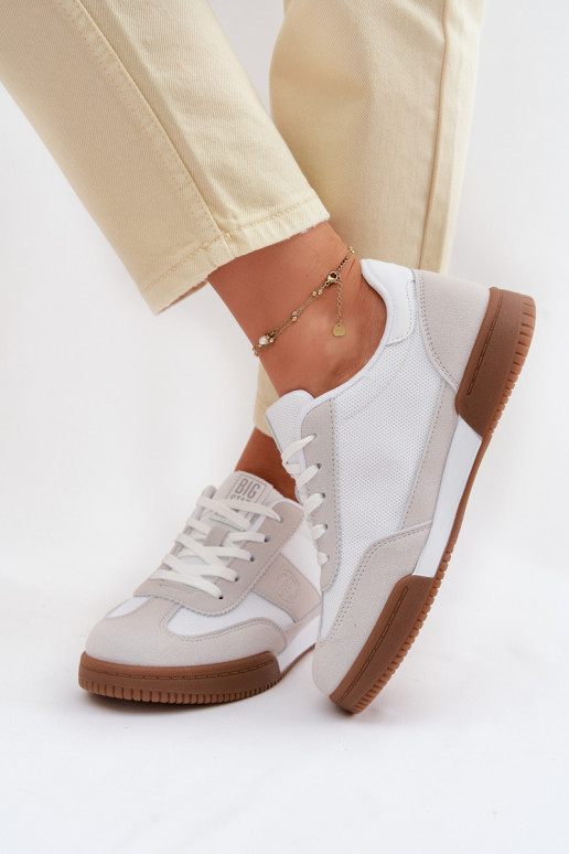 Sneakers modelio batai Moteriškas Big Star TT274910 baltos spalvos