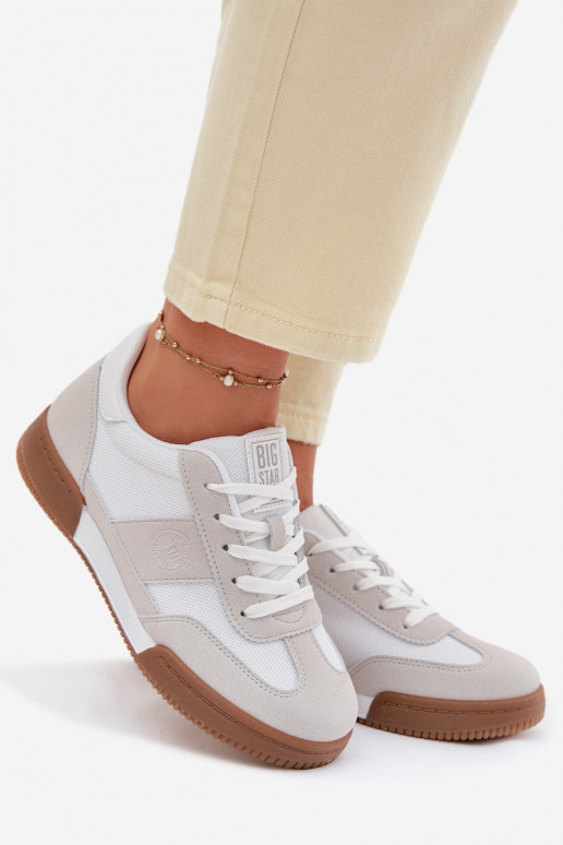 Sneakers modelio batai Moteriškas Big Star TT274910 baltos spalvos