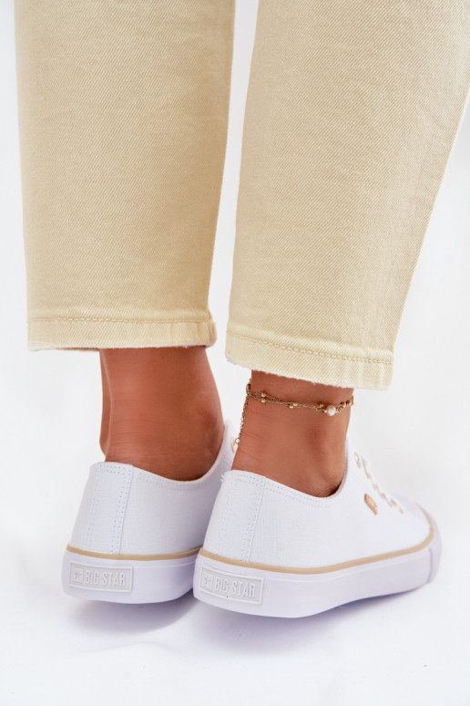 Laisvalaikio bateliai Žemas Big Star TT274772 baltos spalvos