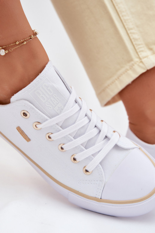 Laisvalaikio bateliai Žemas Big Star TT274772 baltos spalvos