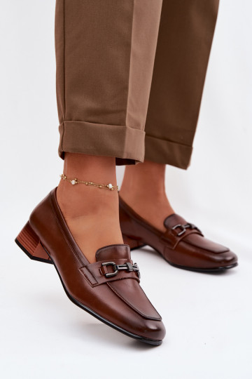 Oda batai Moteriškas Klocke su ornamentais Vinceza 39978 rudos spalvos 2