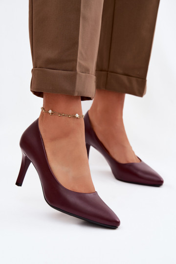 aukštakulniai bateliai Eko Oda Sergio Leone 1336 bordo spalvos 2