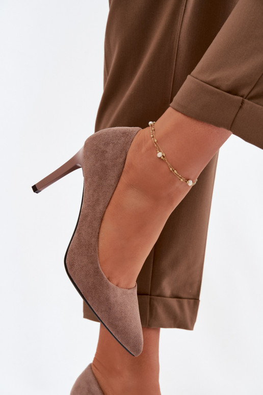 Eko Zomšiniai bateliai Sergio Leone 1339 rudos spalvos