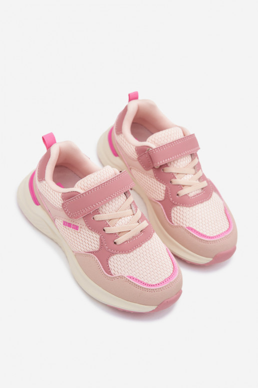 sportiniai bateliai Sneakers modelio batai Vaikiški Big Star TT374031 rožinės spalvos