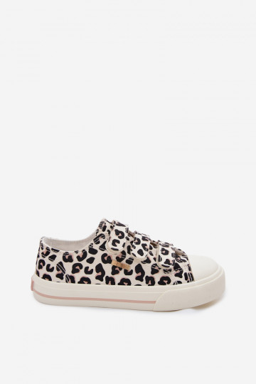 Vaikiški laisvalaikio batai su lipniais užsegimais Big Star TT374171 leopardo raštų 2