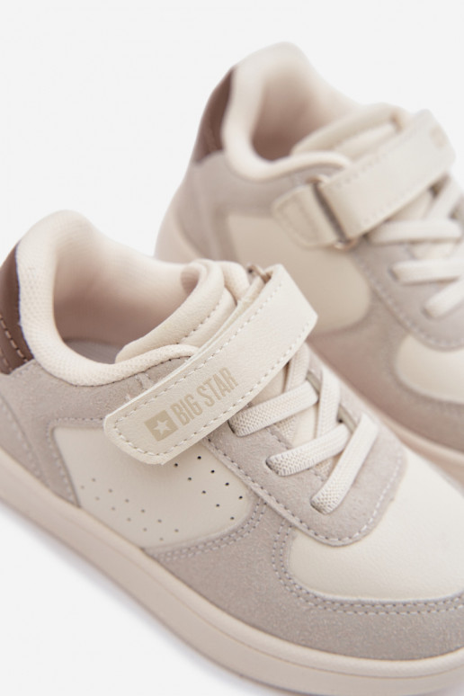Sneakers modelio batai Vaikiški Big Star TT374018 smėlio spalvos