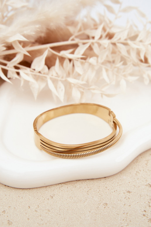 Moteriška Apyrankė iš nerūdijančio plieno aukso spalvos