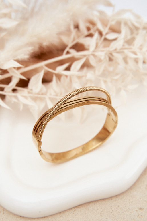 Moteriška Apyrankė iš nerūdijančio plieno aukso spalvos