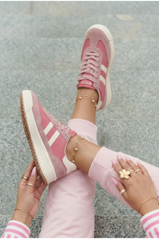 Sneakers modelio batai Moteriškas Big Star TT274160 rožinės spalvos