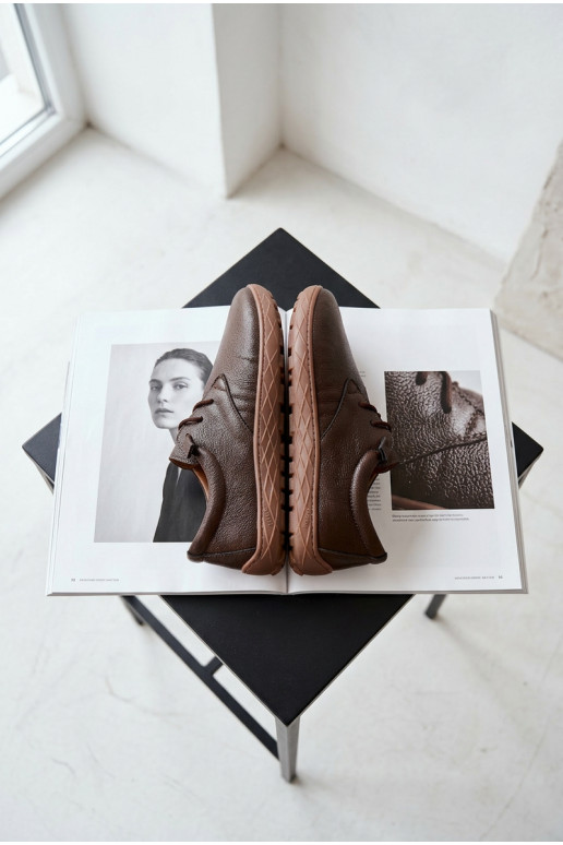 Oda batai Barefoot Moteriškas Zazoo 10189 CzekoladoĮe