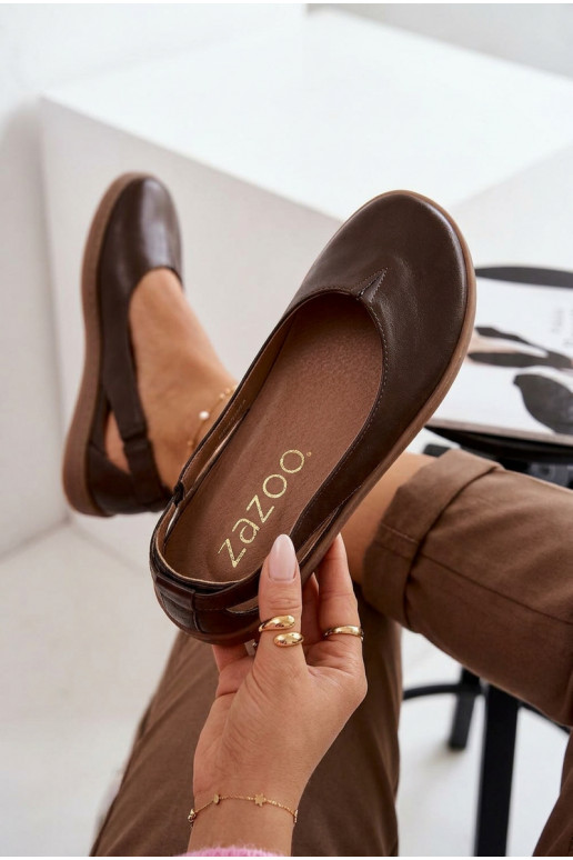 Balerinos Barefoot Zazoo 10217 CzekoladoĮe