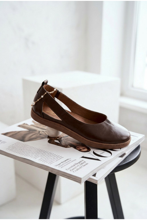 Balerinos Barefoot Zazoo 10217 CzekoladoĮe