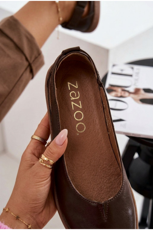 Balerinos Barefoot Zazoo 10217 CzekoladoĮe