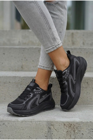 sportiniai bateliai Sneakers modelio batai Moteriškas Big Star TT274327 HI-POLY SYSTEM juodos spalvos 2