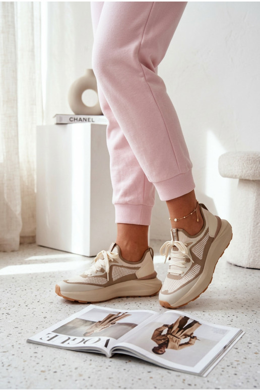 sportiniai bateliai Moteriškas Big Star TT274571 HI-POLY SYSTEM smėlio spalvos