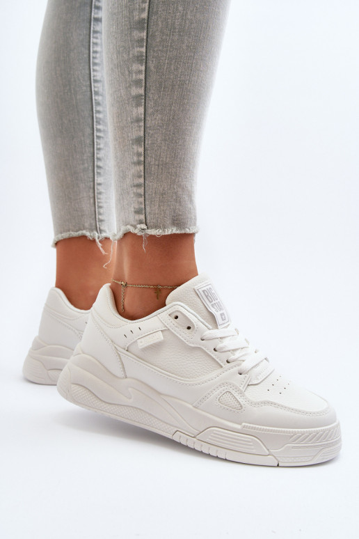 Moteriškas Sneakers modelio batai Big Star NN274667 baltos spalvos