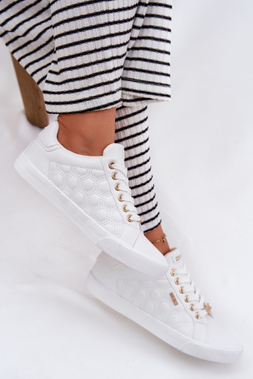 Laisvalaikio bateliai iš eko odos Big Star RR274322 baltos spalvos 2