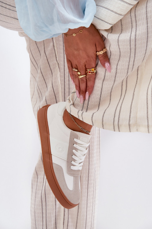 Sneakers modelio batai Moteriškas Big Star RR274804 baltos spalvos