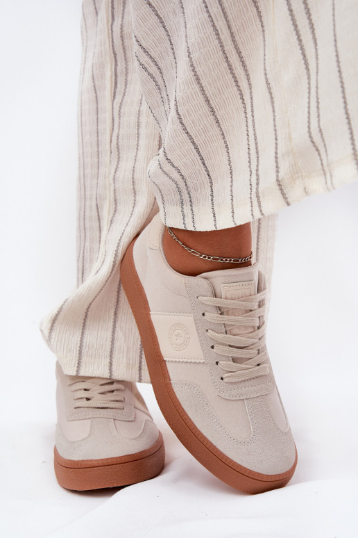 Sneakers modelio batai Moteriškas Big Star RR274806 smėlio spalvos