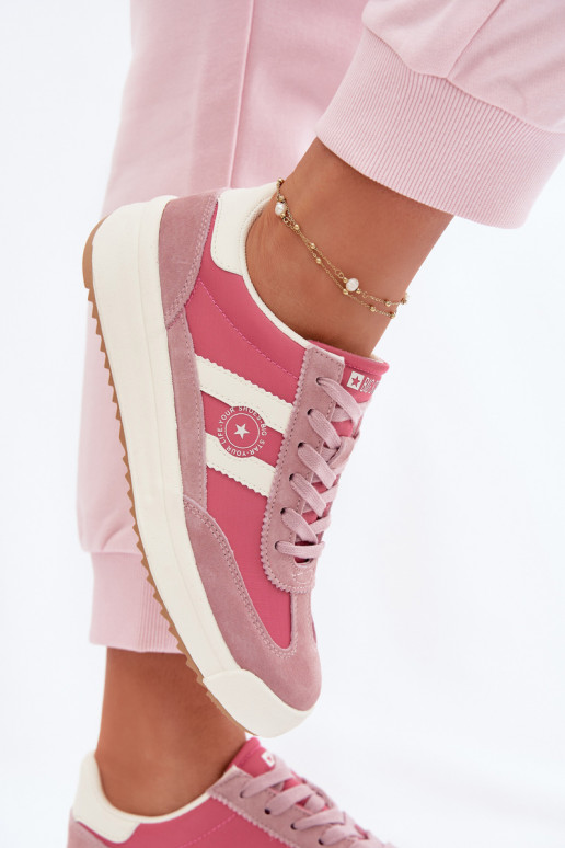 Sneakers modelio batai Moteriškas Big Star TT274160 rožinės spalvos