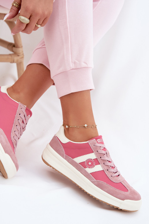 Sneakers modelio batai Moteriškas Big Star TT274160 rožinės spalvos
