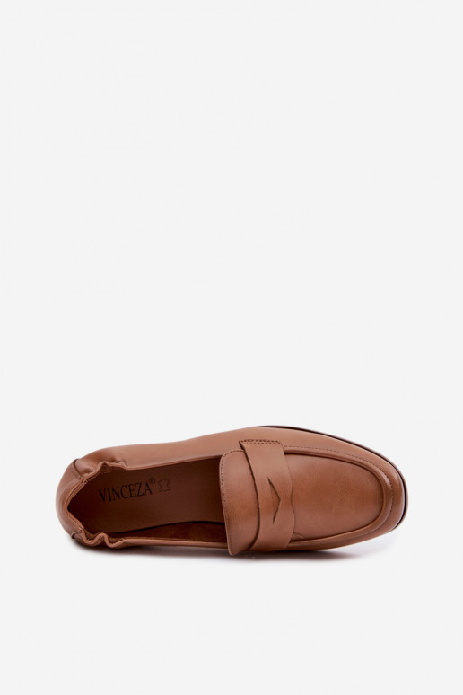 MokasinaisuĮjungtaturalnej Skóry Vinceza 18121 rudos spalvos