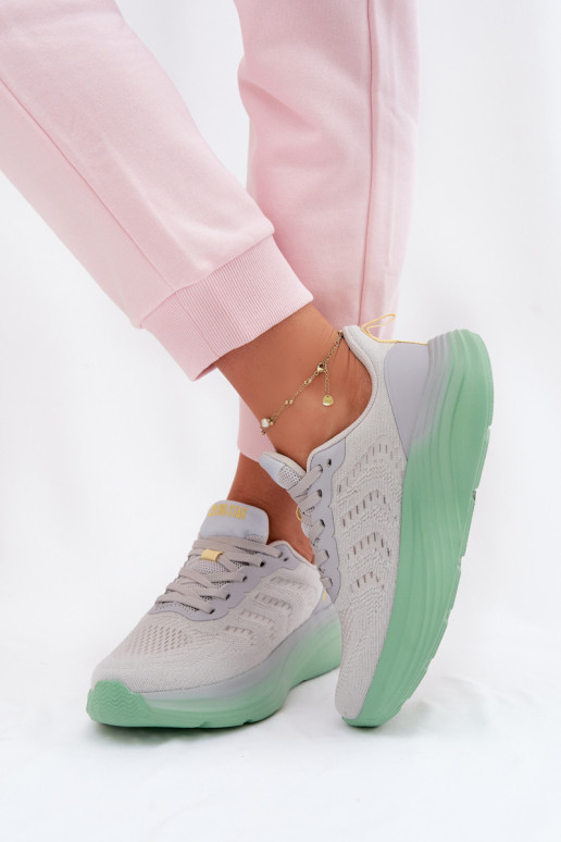 sportiniai bateliai Moteriškas Big Star TT274048 pilkos spalvos