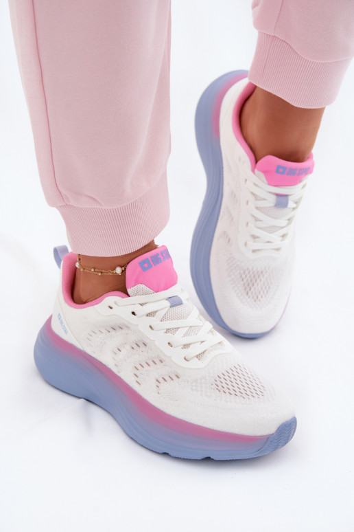 sportiniai bateliai Moteriškas Big Star TT274046 baltos spalvos