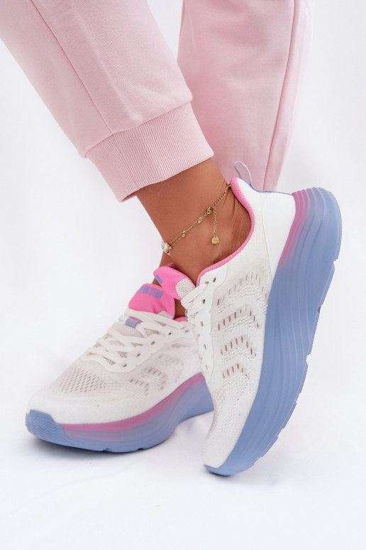 sportiniai bateliai Moteriškas Big Star TT274046 baltos spalvos