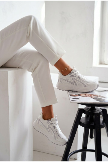 sportiniai bateliai Sneakers modelio batai Moteriškas Big Star TT274325 HI-POLY SYSTEM baltos spalvos 2