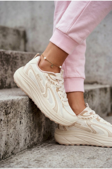 sportiniai bateliai Sneakers modelio batai Moteriškas Big Star TT274326 HI-POLY SYSTEM smėlio spalvos