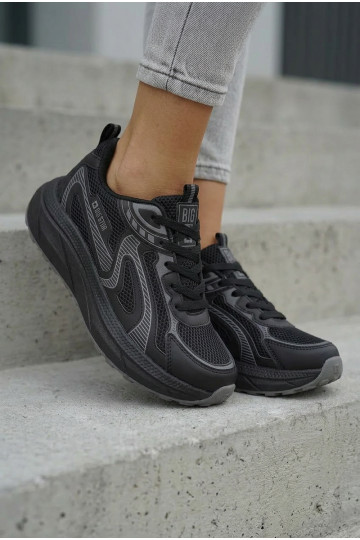 sportiniai bateliai Sneakers modelio batai Moteriškas Big Star TT274327 HI-POLY SYSTEM juodos spalvos