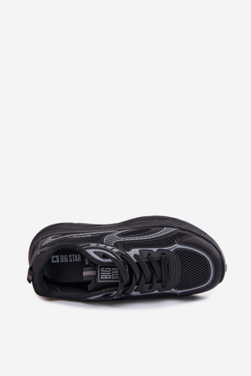 sportiniai bateliai Sneakers modelio batai Moteriškas Big Star TT274327 HI-POLY SYSTEM juodos spalvos