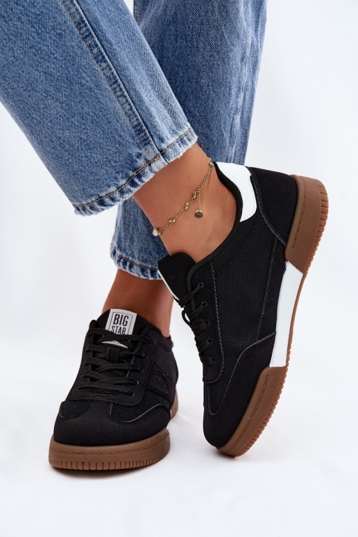 Sneakers modelio batai Moteriškas Big Star TT274909 juodos spalvos