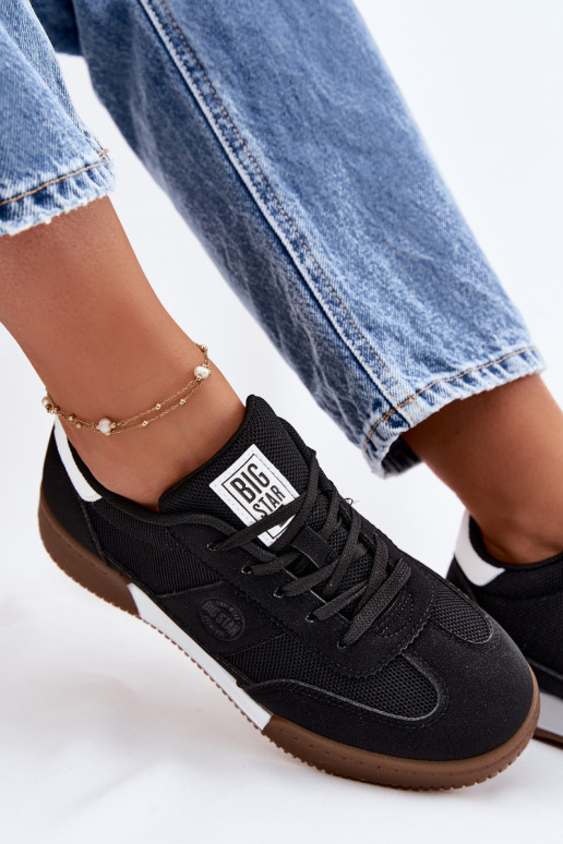 Sneakers modelio batai Moteriškas Big Star TT274909 juodos spalvos