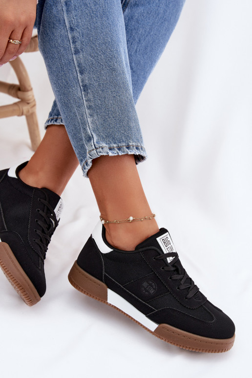 Sneakers modelio batai Moteriškas Big Star TT274909 juodos spalvos