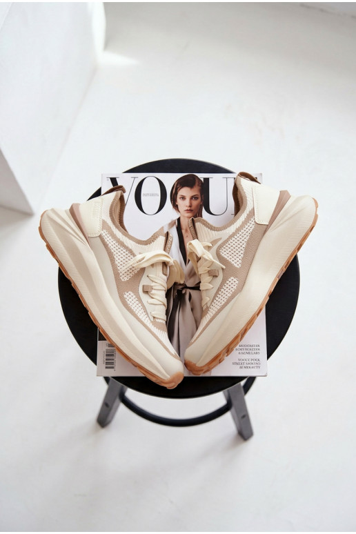 sportiniai bateliai Moteriškas Big Star TT274571 HI-POLY SYSTEM smėlio spalvos