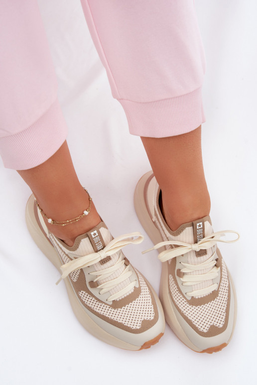 sportiniai bateliai Moteriškas Big Star TT274571 HI-POLY SYSTEM smėlio spalvos