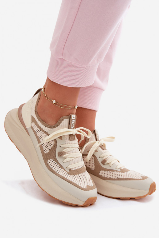 sportiniai bateliai Moteriškas Big Star TT274571 HI-POLY SYSTEM smėlio spalvos