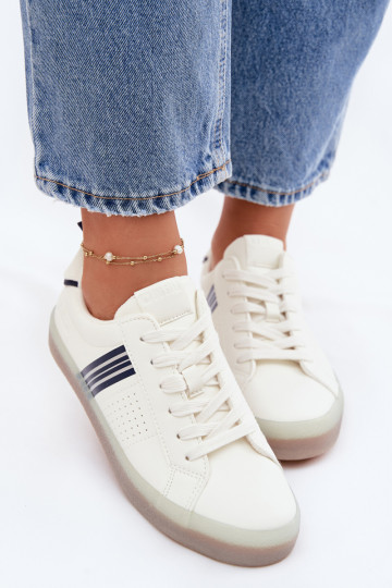 Eko Oda Sneakers modelio batai Moteriškas Big Star TT274306 baltos spalvos