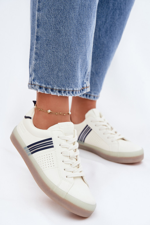 Eko Oda Sneakers modelio batai Moteriškas Big Star TT274306 baltos spalvos