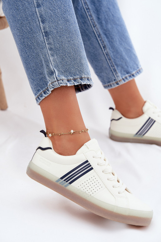 Eko Oda Sneakers modelio batai Moteriškas Big Star TT274306 baltos spalvos