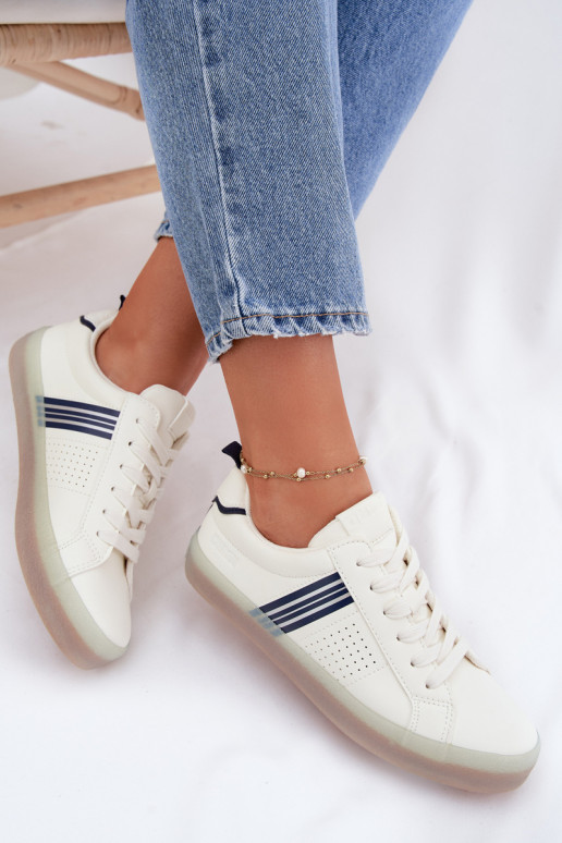 Eko Oda Sneakers modelio batai Moteriškas Big Star TT274306 baltos spalvos