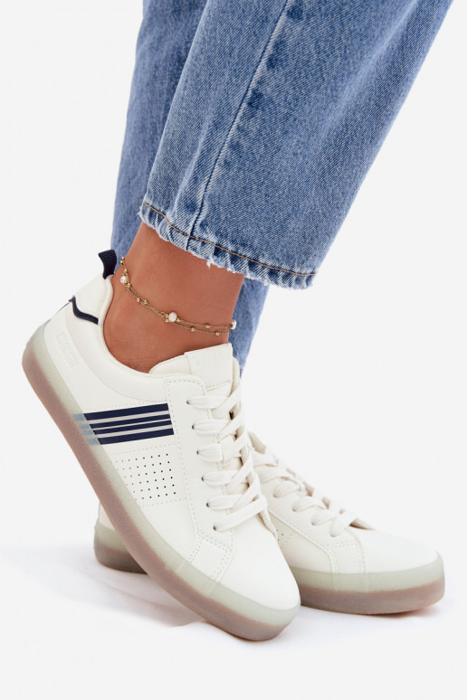 Eko Oda Sneakers modelio batai Moteriškas Big Star TT274306 baltos spalvos